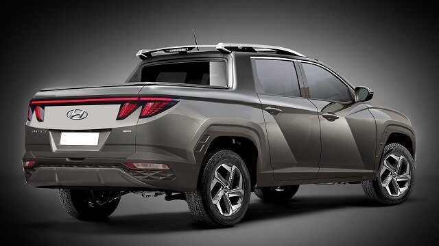 2021 Hyundai Tucson Pickup Truck rear