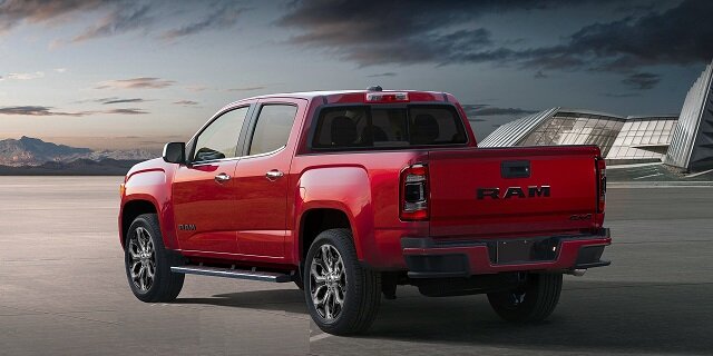 2023 RAM Dakota rear