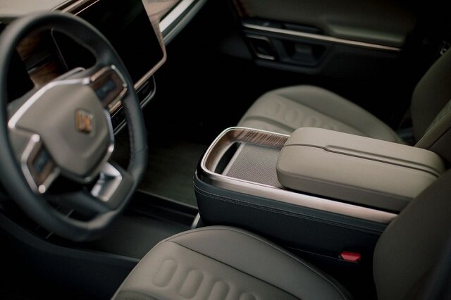 2023 Rivian R1T interior